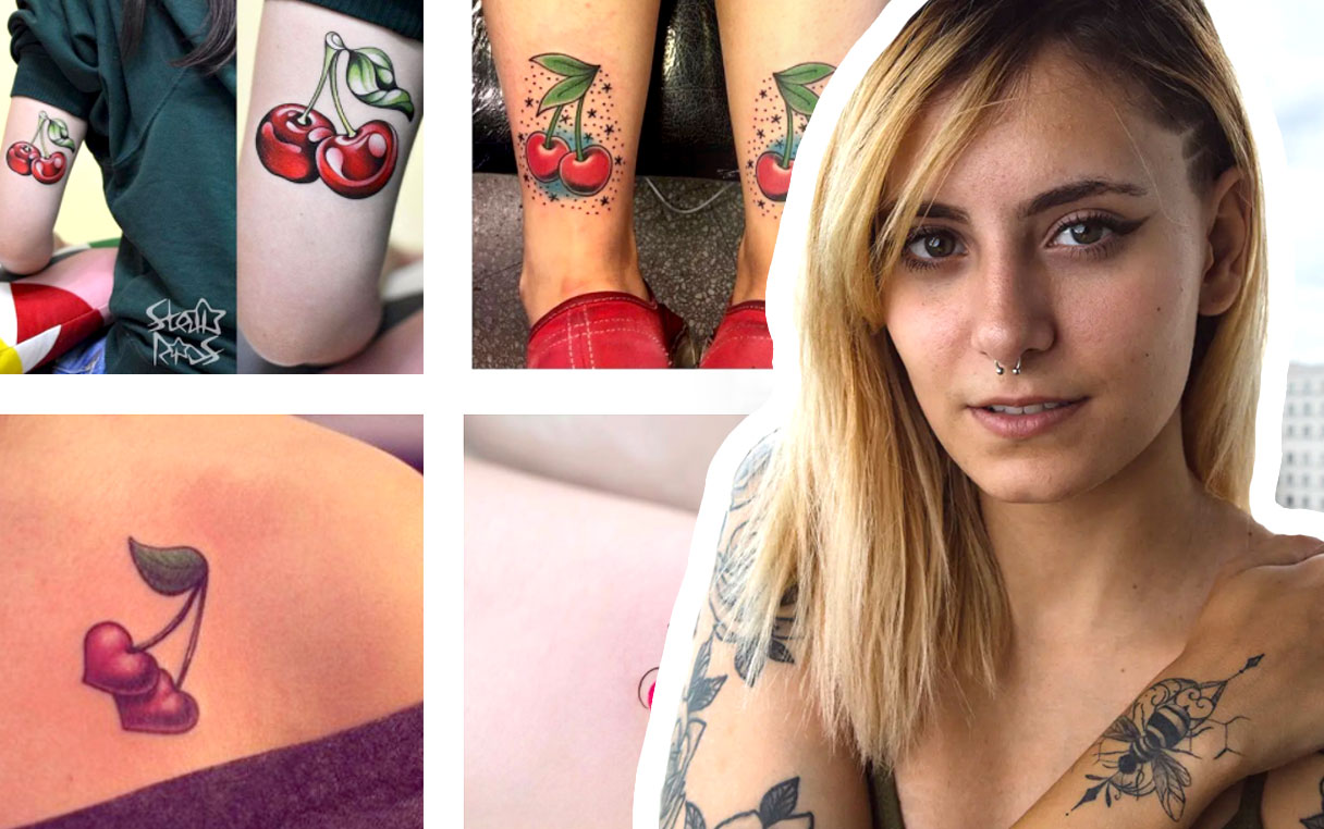 Cerezas para regalar en un tatuaje?