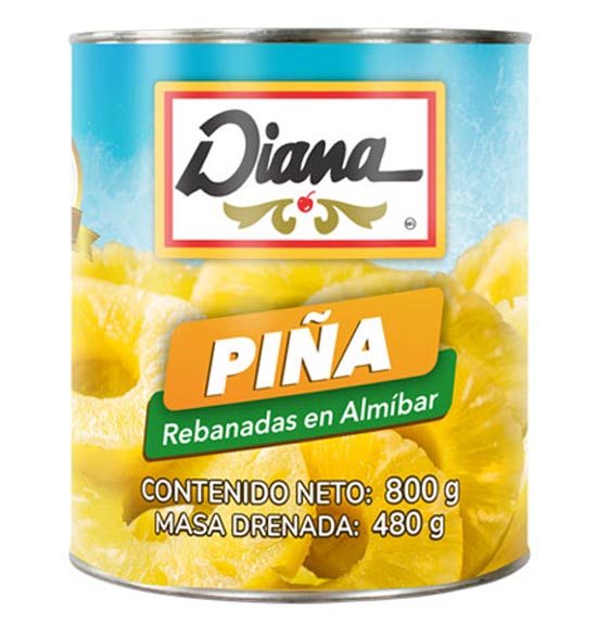 Piña en almíbar Diana